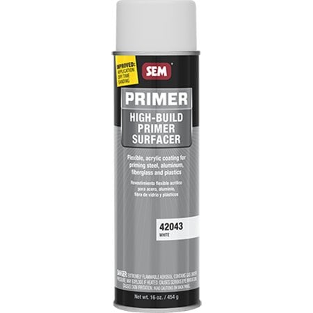 SEM PRODUCTS $WHITE High Build Primer aerosol SE42043